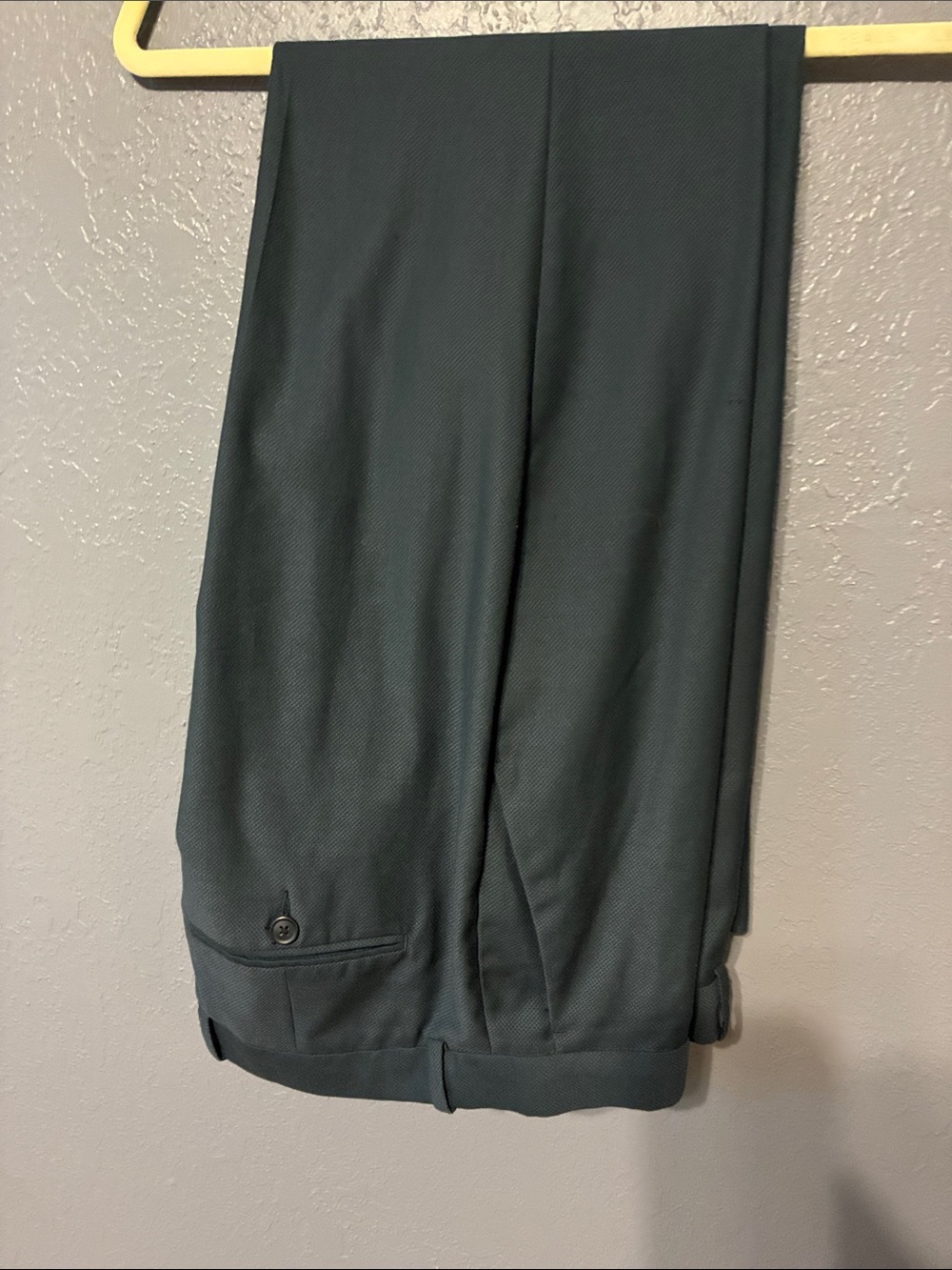 Men's Perry Ellis Pants in Deep Teal 34 x 30